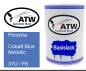 Preview: Porsche, Cobalt Blue Metallic, 37U / F6: 500ml Lackdose, von ATW Autoteile West.